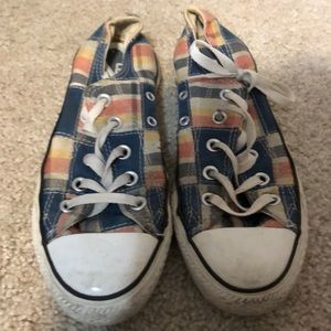 Plaid converse